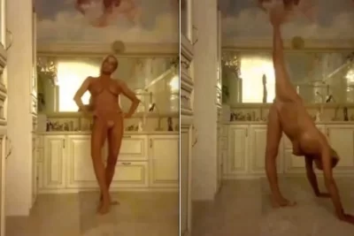 Голая Волочкова светит пиздой на шпагате – горячий слив от Джигурды